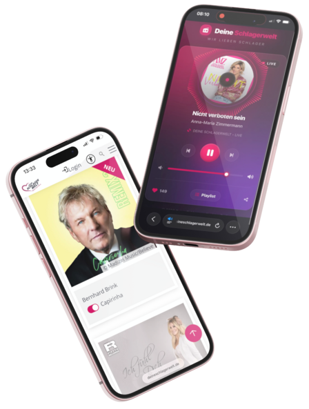 Web-App "Seine Schlagerwelt" für iOS und Android